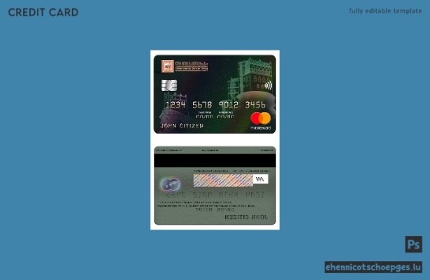 Beispielvorschau der Mastercard der Yemen International Bank